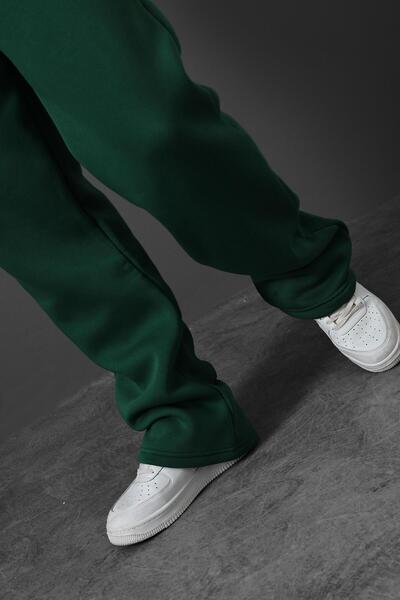 Slatra Ανδρική φόρμα πράσινη Basic Baggy Fit