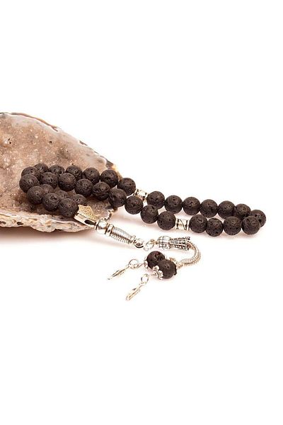Taş Sandığı Lava Stone Rosary (8 mm)