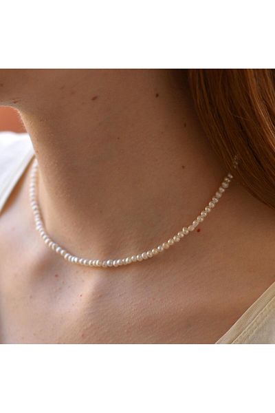 Taş Sandığı Pearl String Necklace - 5 mm