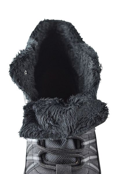 ALTUNTAŞ Unisex ανδρικές μαύρες μπότες με κορδόνια με φερμουάρ εξωτερικού χώρου ανατομικές άνετες χειμερινές γούνινες μπότες