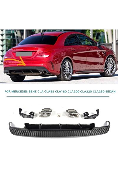 Universal Mercedes Cla Amg Difüzör Ve Egzoz Uçları W117 2016-2019