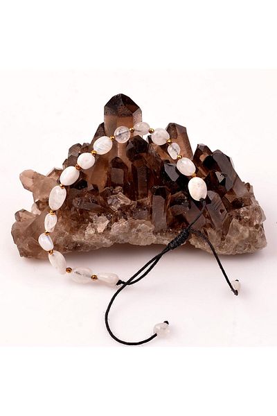 Taş Sandığı Moon Stone String Bracelet - Adjustable