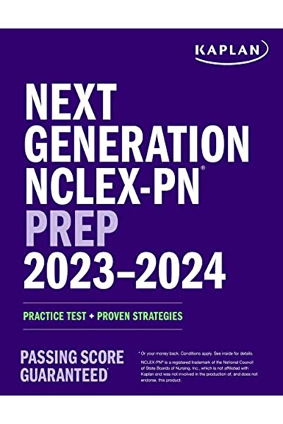 Kaplan الجيل القادم من اختبارات Nclex-Pn التحضيرية 2023-2024