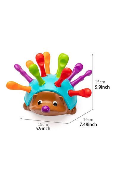 Choice blue Hedgehog Montessori Toys Baby Concentration Training Early Education Toys Fine Motor and Sensor