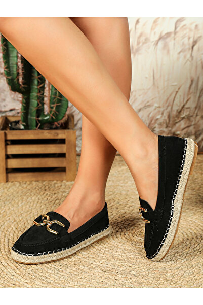 Sneak-a-Peek By Styli Metal Accent Embellished Slip On Espadrilles