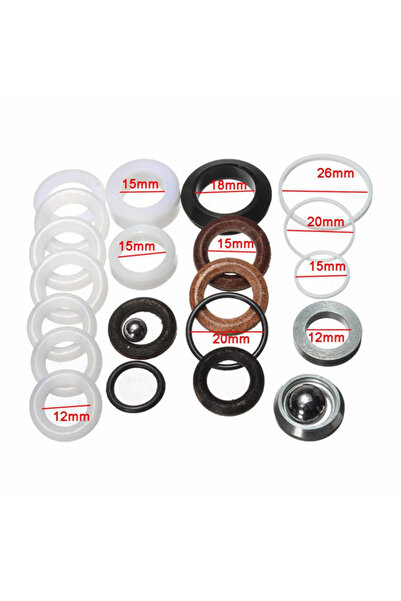 Choice طقم إصلاح حلقات مانعة للتسرب لبخاخات الطلاء، 23 قطعة، مقاس 13-29 مم، متوافق مع بخاخات جراكو 390، 395، 490، 495، 595.