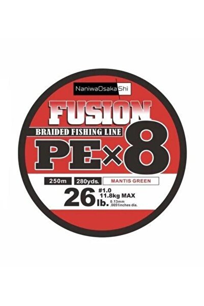 Genel Markalar Naniwa Osaka Shi Fusion 8X PE Braided Fishing Line 250m İp Misina