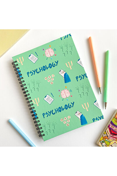ARONA Psikolog, Psikolojik Danışman, Psikiyatr Kişiye Özel A5 Spiralli Noktalı Defter
