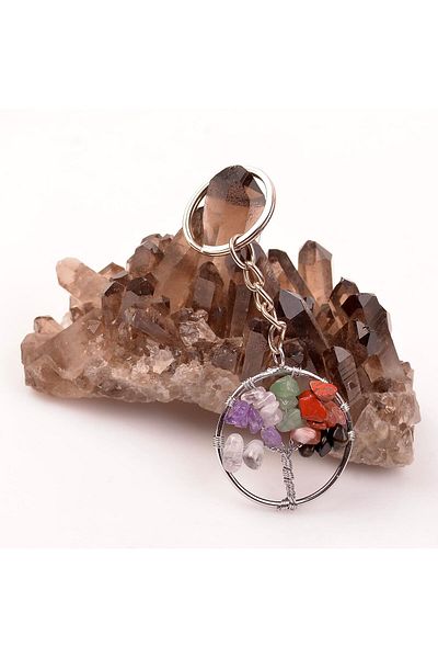 Taş Sandığı Tree of Life Keychain - From Chakra Stones