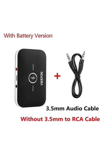Vikefon NO RCA Cable Bluetooth 5.0 Audio Transmitter Receiver 3.5mm AUX Jack RCA Stereo Airplane Wireless Ad