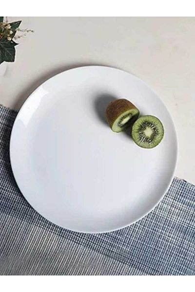 Luminarc Diwali 27 cm White Serving Plate 6 Pieces