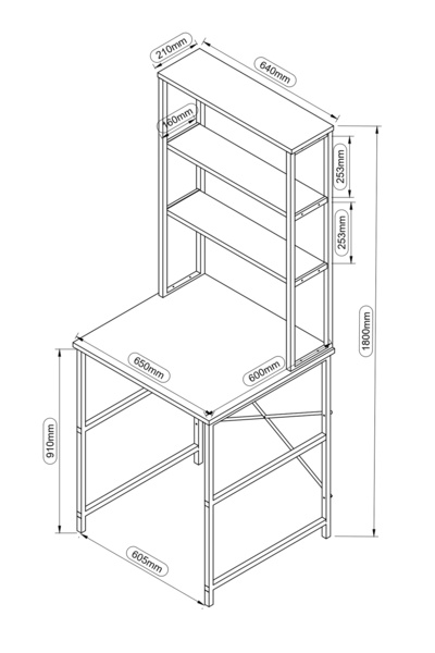Remaks Iboda  Çamaşır Makinası Dolabı Çamaşır Makinası Üstü 3 Raflı Düzenleyici Metal Banyo Dolabı Meşe
