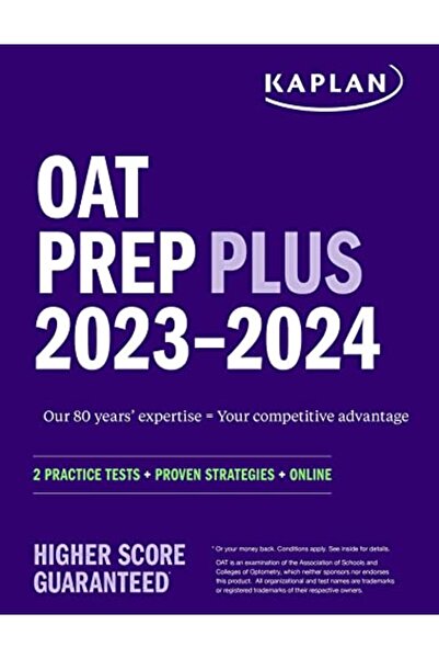 Kaplan اختبار Oat Prep Plus 2023-2024: اختباران تدريبيان + استراتيجيات مثبتة ...