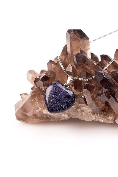 Taş Sandığı Star Stone Heart Necklace - Small Size