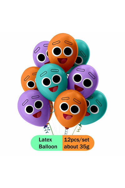 Choice 12INCH Balloon 12pcs 12pcs The Bumble Nums Balloon Disney cartoon decoration theme Latex Balloons Bi