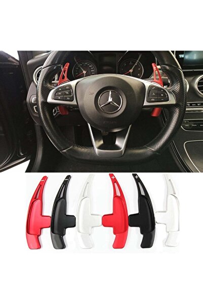 Universal Mercedes Cla Amg Direksiyon F1 Vites Kulakçık Paddle Shift Kırmızı