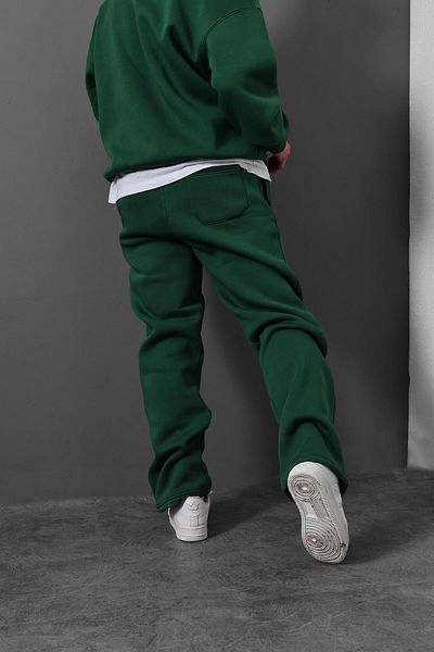 Slatra Ανδρική φόρμα πράσινη Basic Baggy Fit