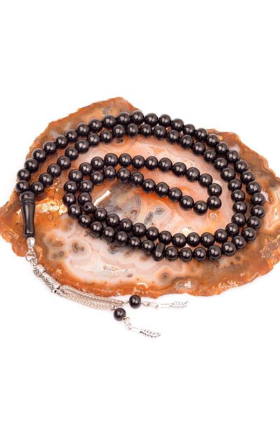 Taş Sandığı Oltu Stone Prayer Rosary - 6 mm