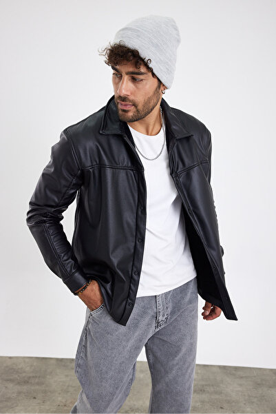 Weyeze AF-K58536LNS Модель Шкіряна сорочка