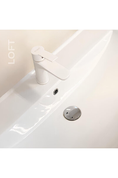 Newarc Loft White Sink Faucet 921521 W