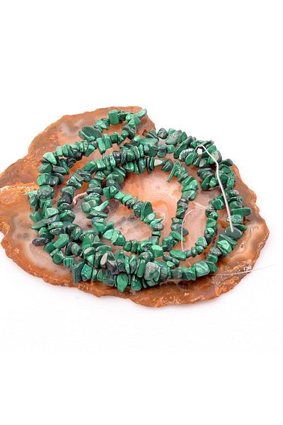 Taş Sandığı Malachite Stone Broken String - Malahit Stone