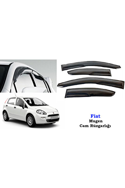 Universal Fiat Punto Mugen Cam Kenar Rüzgarlığı 2011