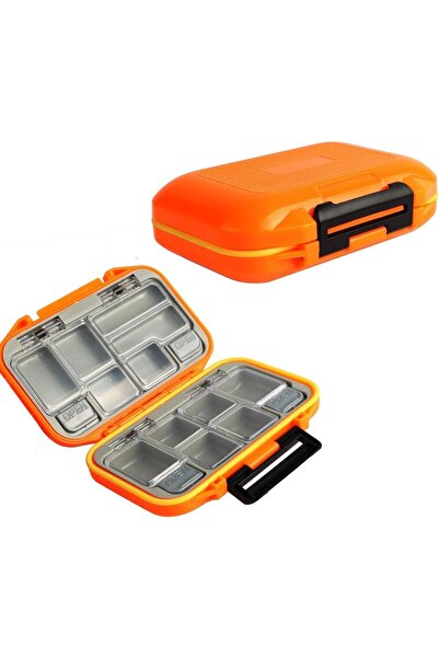 Oskar Su Geçirmez 12 Göz Fırdöndü Klips Kutusu - Turuncu