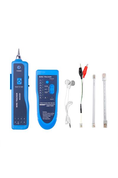 Choice Blue Kebidumei Ethernet Lan Network Cable Tester Rj11 Rj45 Cat5 Cat6 Telephone Wire Tracker Tracer T