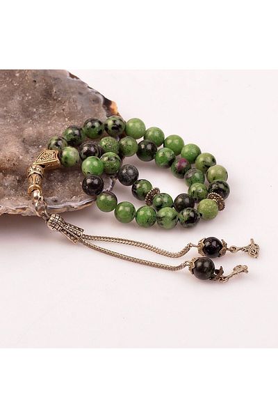 Taş Sandığı Anyolite Stone Rosary (8 mm)