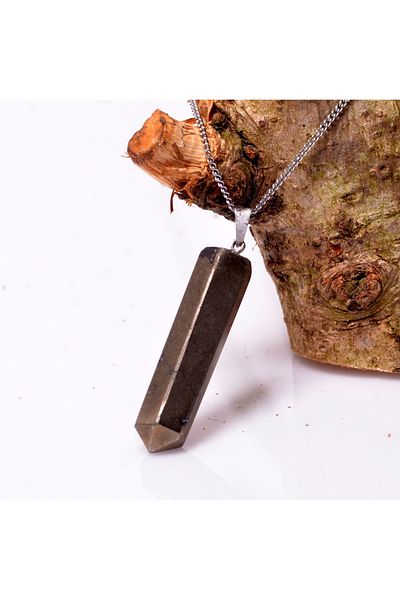 Taş Sandığı Pyrite Stone Necklace