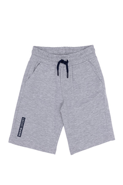 U.S. Polo Assn. Sive melanž pletene dečije šortseve - 50263439-VR086