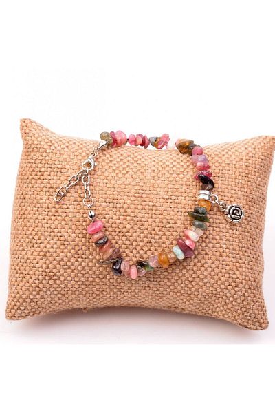 Taş Sandığı Tourmaline Stone Unshaped Bracelet