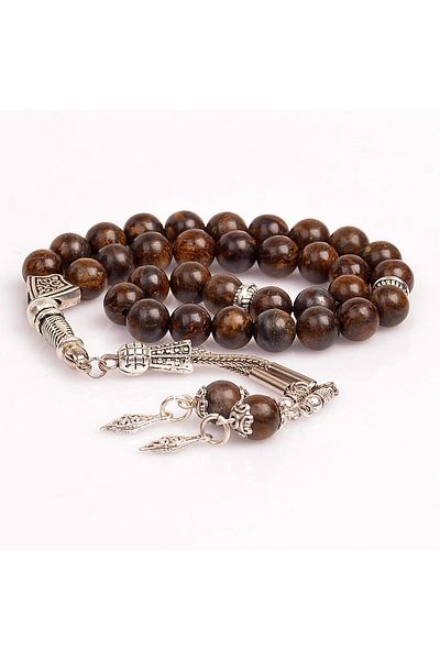 Taş Sandığı Bronze Stone Rosary - 8 Mm