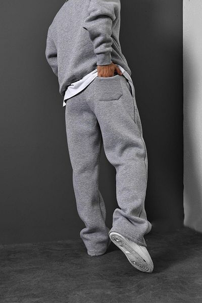 Slatra Ανδρική φόρμα γκρι Basic Baggy Fit