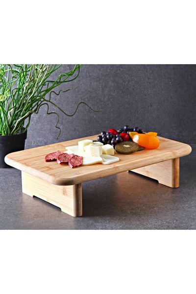 GÖNÜL Gönül Footed Bamboo Cutting Board G3758