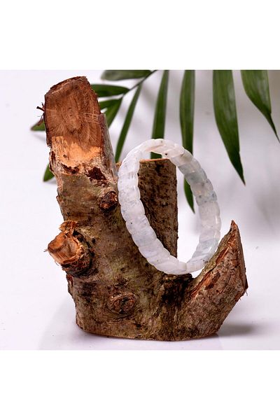 Taş Sandığı Moon Stone Bracelet - 7*10 mm