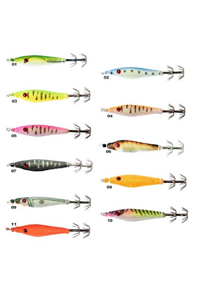 RYUJI New Soft Squid 7cm 2.8gr Silikon Kalamar Zokası