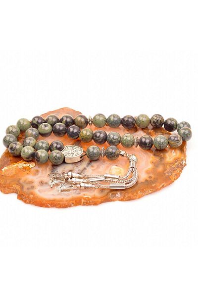Taş Sandığı Canbaba Jasper Stone Rosary (10 mm)