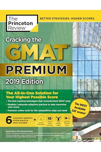 Random House USA اجتياز اختبار GMAT Premium Edition باستخدام 6 اختبارات تدريب...