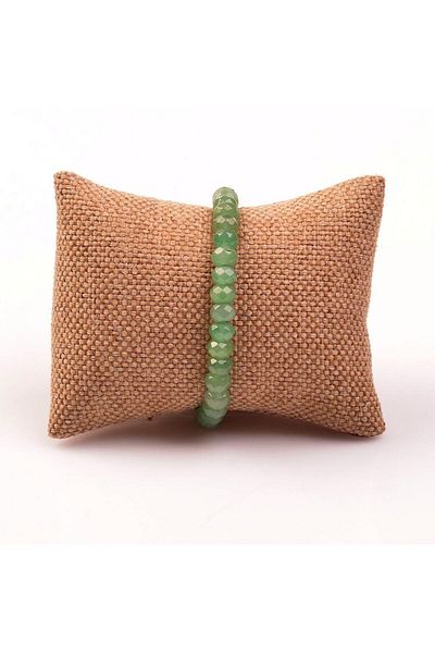 Taş Sandığı Aventurine Stone Bracelet – 8 Mm / Facet Cut