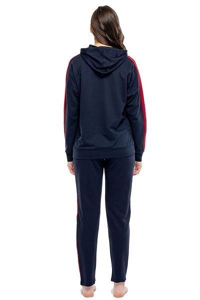 Mod Collection 3980 Γυναικείο Σετ Φούτερ Τσέπης Navy Blue - σκούρο μπλε