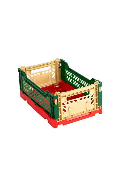 Aykasa 261710 Minibox Kırmızı-Yeşil-Gold Katlanabilir Kasa