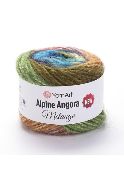 Yarnart ALPINE ANGORA MELANGE Νέο - ΠΛΕΚΤΟ ΧΕΡΙ Νήμα Ebruli-6404