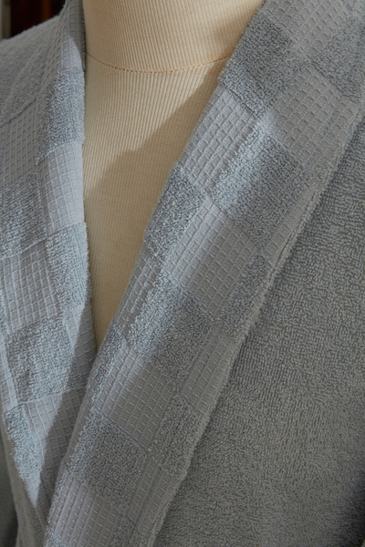 Karaca Home Santos 4 Piece Family Bathroom Set Beige-Blue