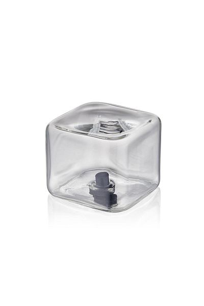 The Mia Glass Square Salt Paperry Set 6X5Cm