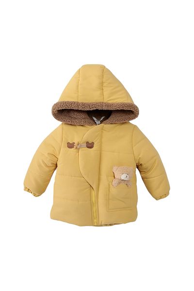 MDM Çaren Kids-shepherd Button Detailed Welsoft (Γούνινο) Unisex παλτό-επιλέξτε ένα μέγεθος μεγαλύτερο
