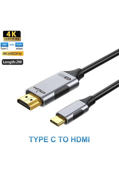 Choice كابل محول من النوع C إلى HDMI بدقة 4K وتردد 60 هرتز، كابل USB C إلى HDMI لأجهزة MacBook Air وiPad وHuawei وSamsung وPhon...
