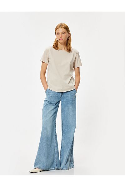 Koton Crew Neck Basic Cotton Short Sleeve T-Shirt