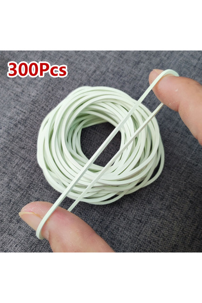 Choice 300 قطعة من الأربطة البيضاء الطبيعية 50 مم / 1.97 بوصة، مناسبة للمدارس...