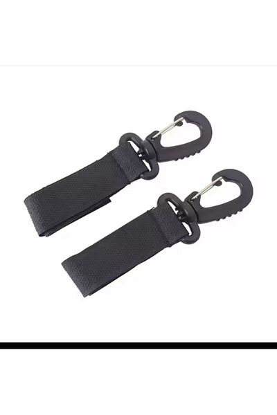 MorBebe 2 Pieces Metal Stroller Hook - I Baby Stroller, Hanger Sketch